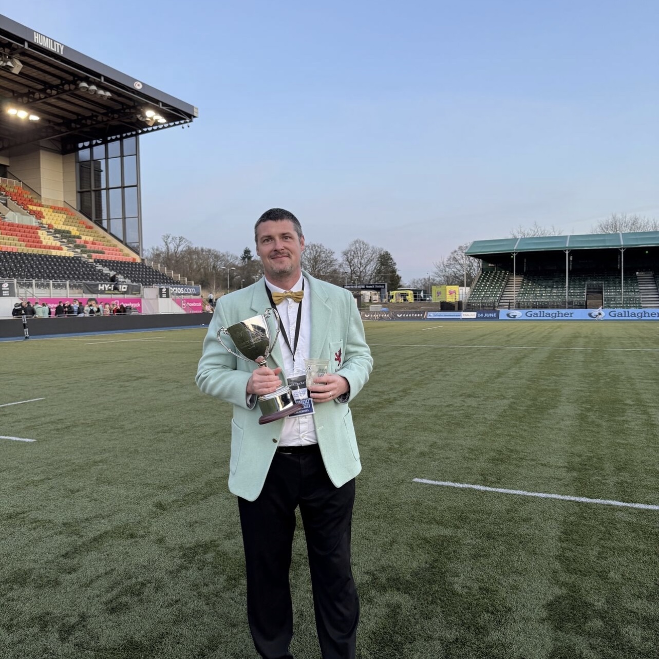 Dr Scott Annett with rugby Varsity cup