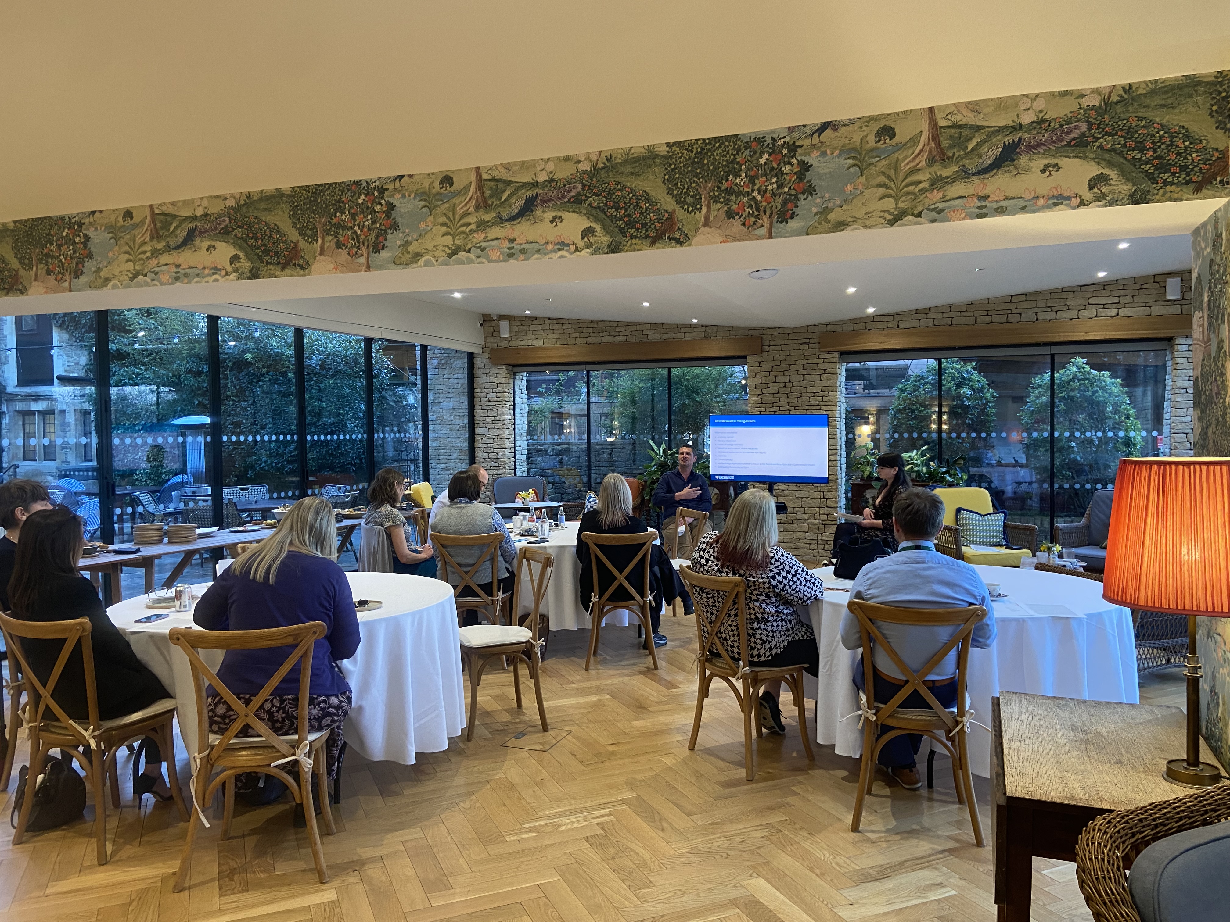Conference delegates in a session on admissions insights led by Dr Scott Annett