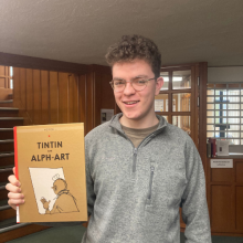Alex Myall & Tintin book
